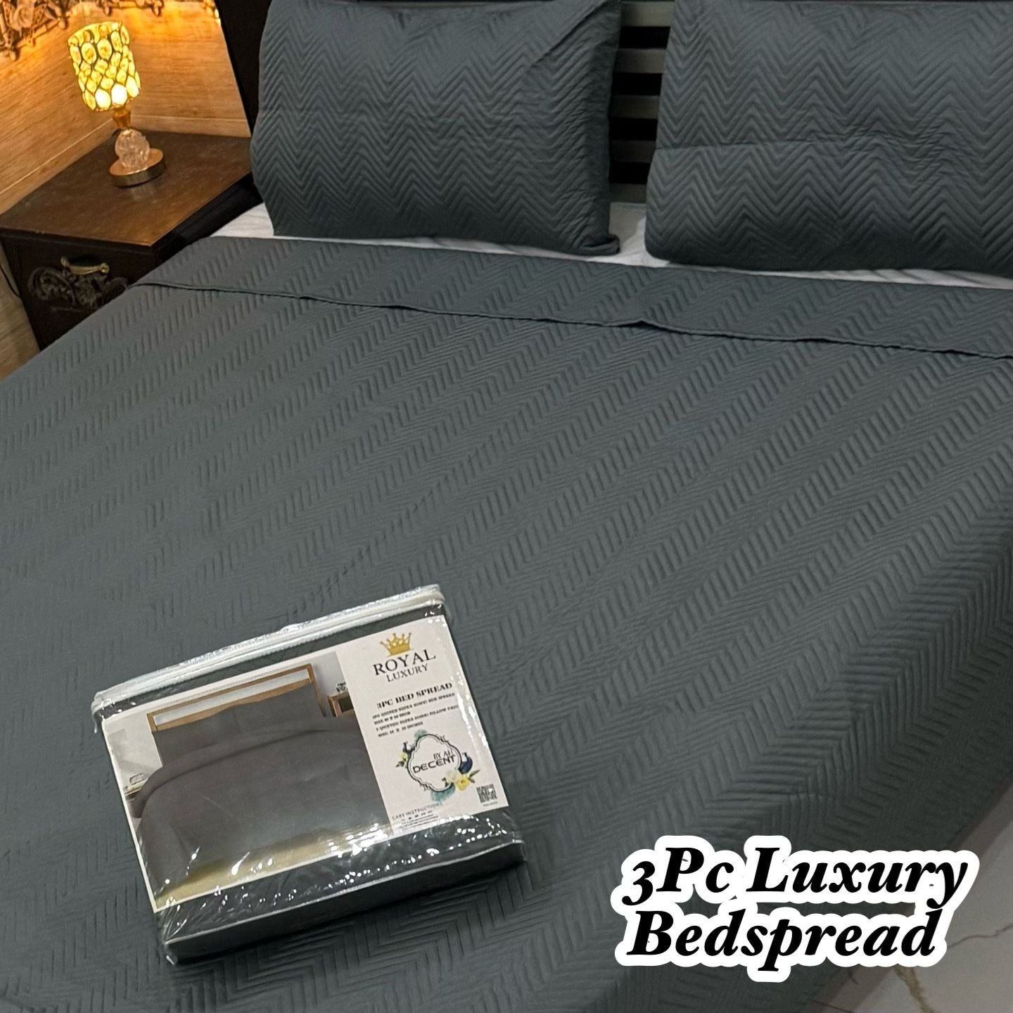 Premium Luxury Plain Bedspread | Soft Comfortable Stylish Bed Cover