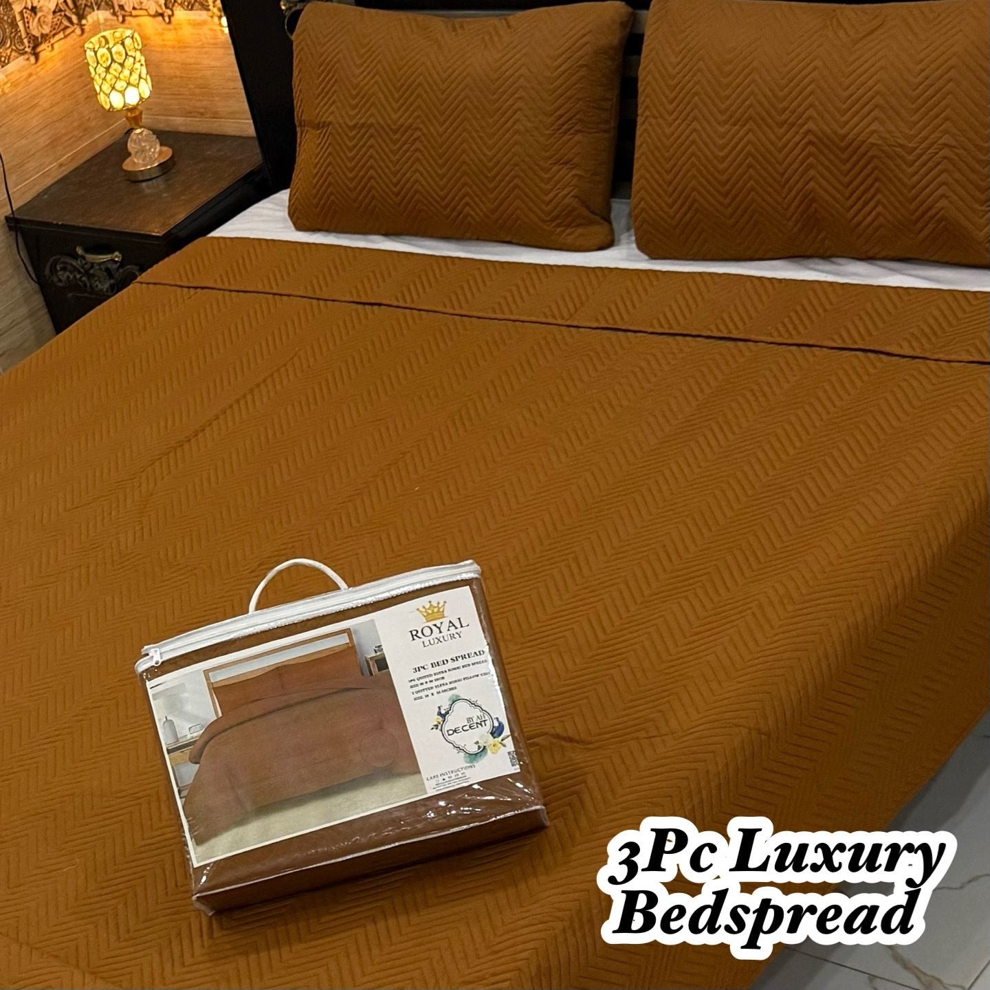 Premium Luxury Plain Bedspread | Soft Comfortable Stylish Bed Cover