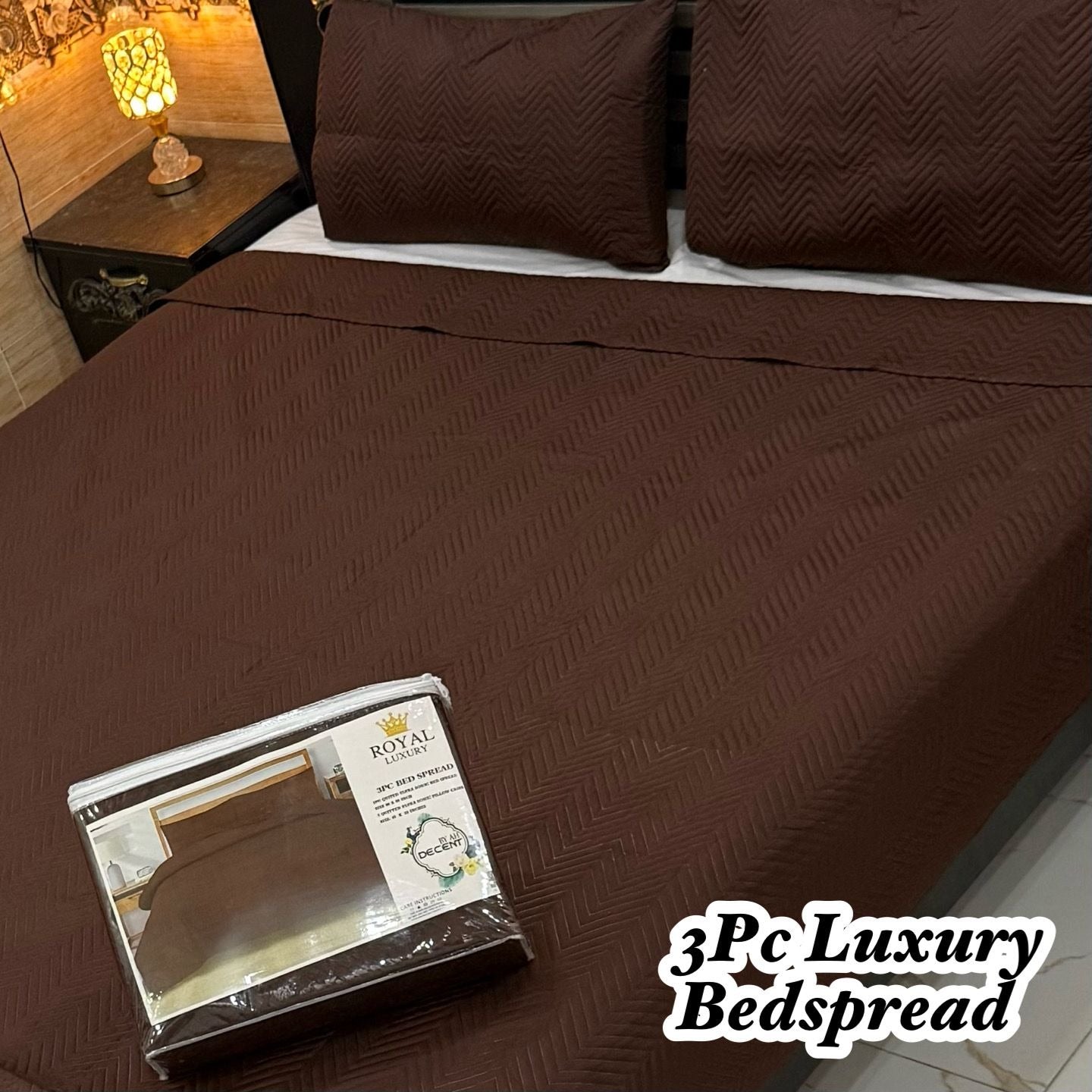 Premium Luxury Plain Bedspread | Soft Comfortable Stylish Bed Cover