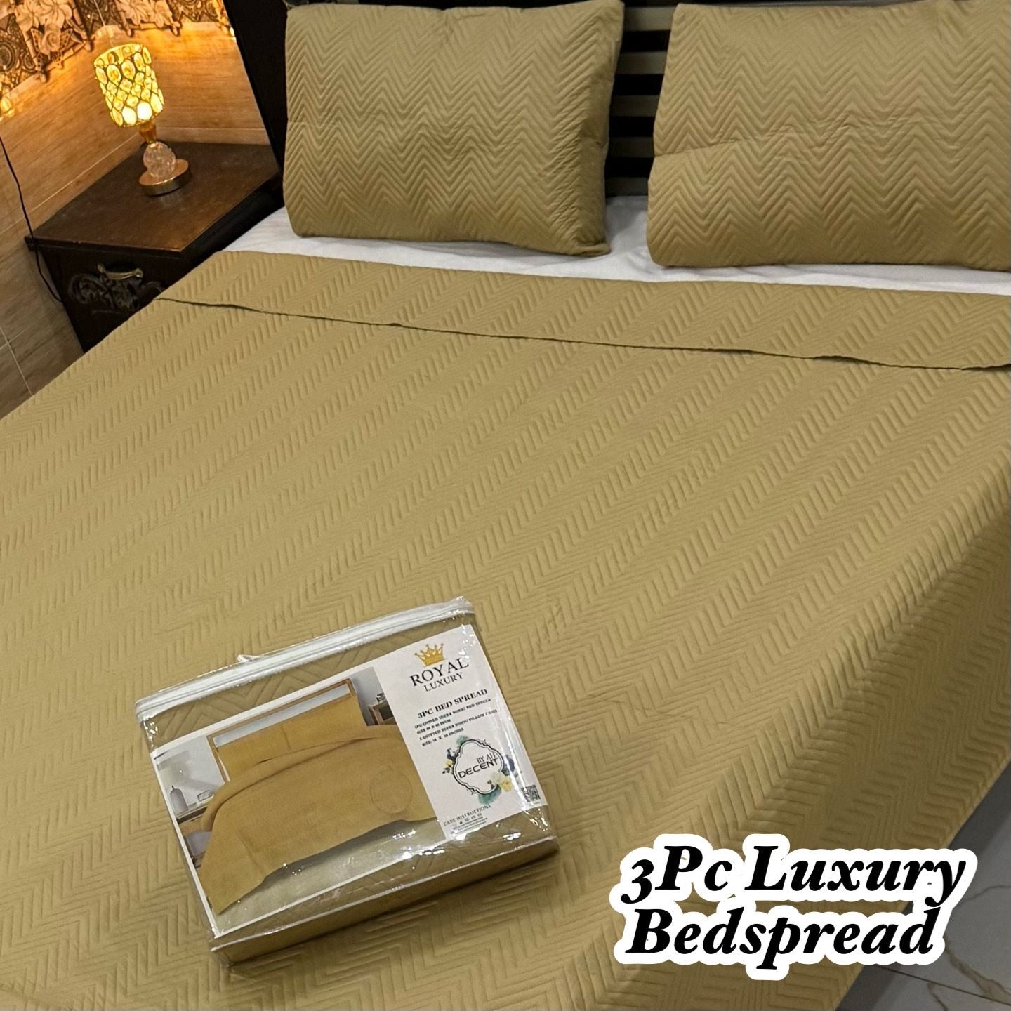 Premium Luxury Plain Bedspread | Soft Comfortable Stylish Bed Cover