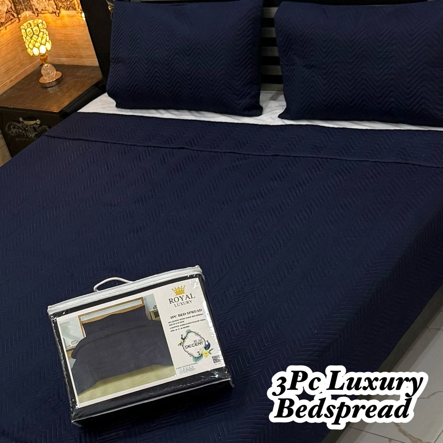 Premium Luxury Plain Bedspread | Soft Comfortable Stylish Bed Cover